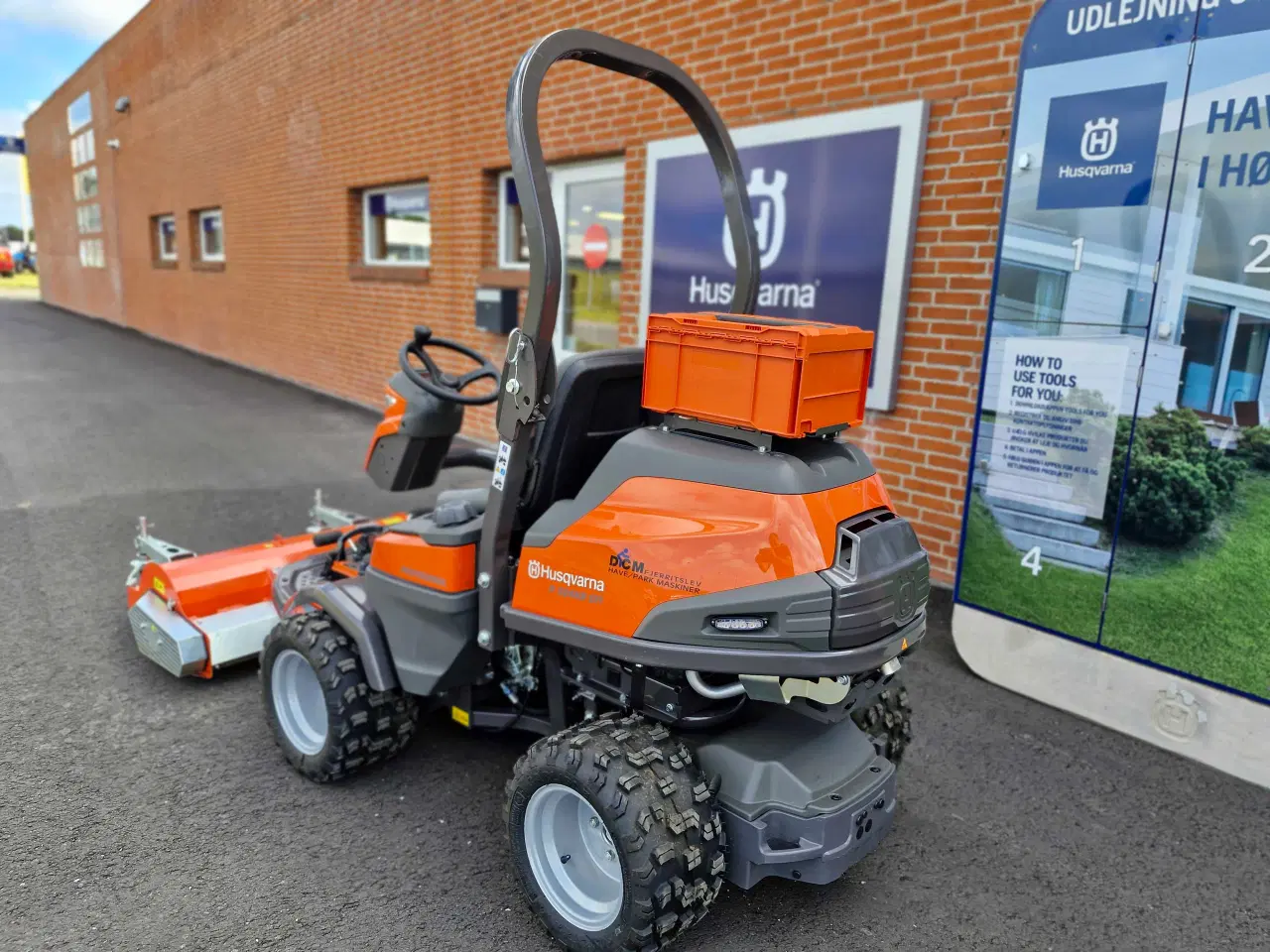 Billede 9 - DEMO Husqvarna P524XR Fjernstyring & Slagleklipper