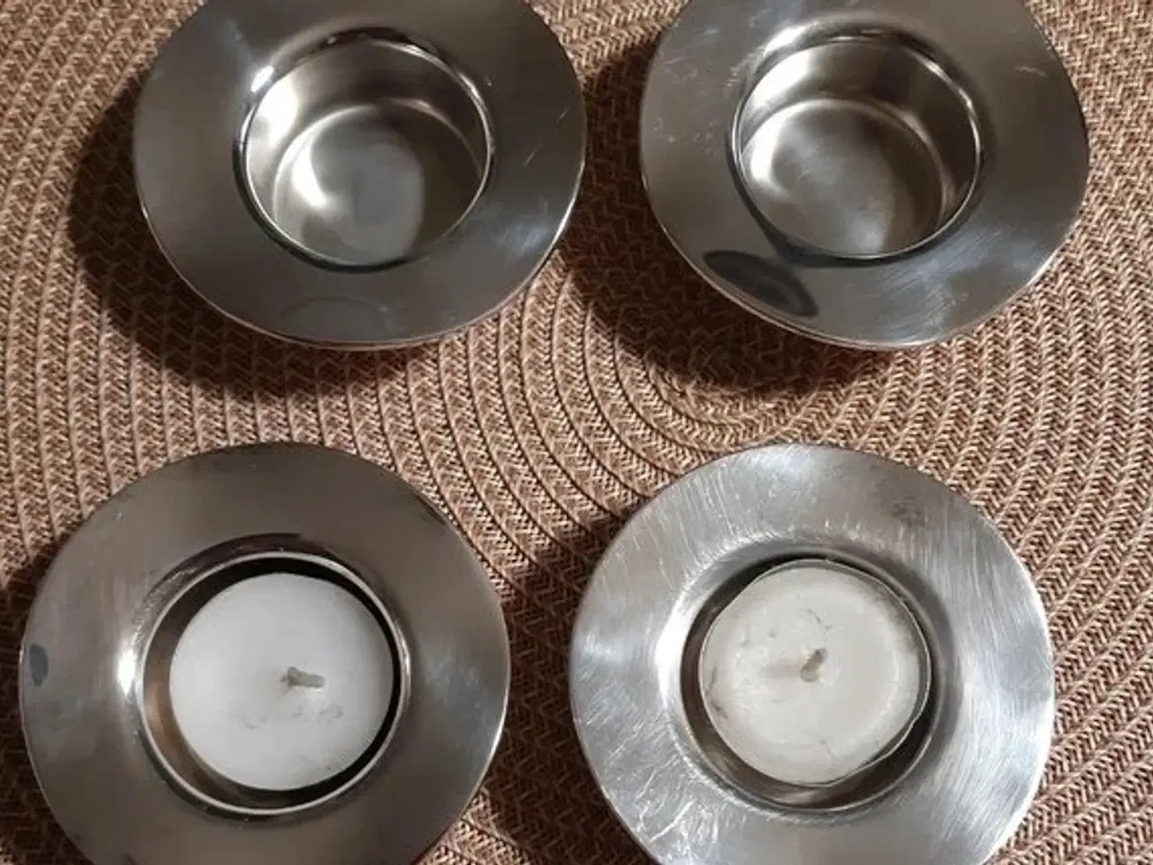 Billede 1 - 4 stk. Hejl lysestage 