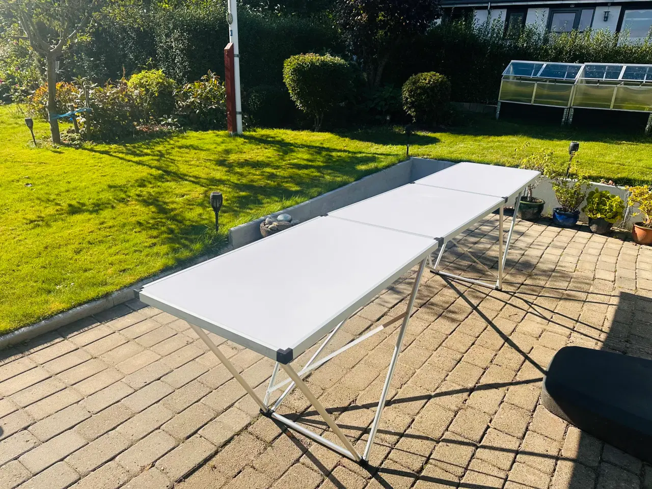 Billede 2 - campingbord justérbart aluminium 280 × 60 cm