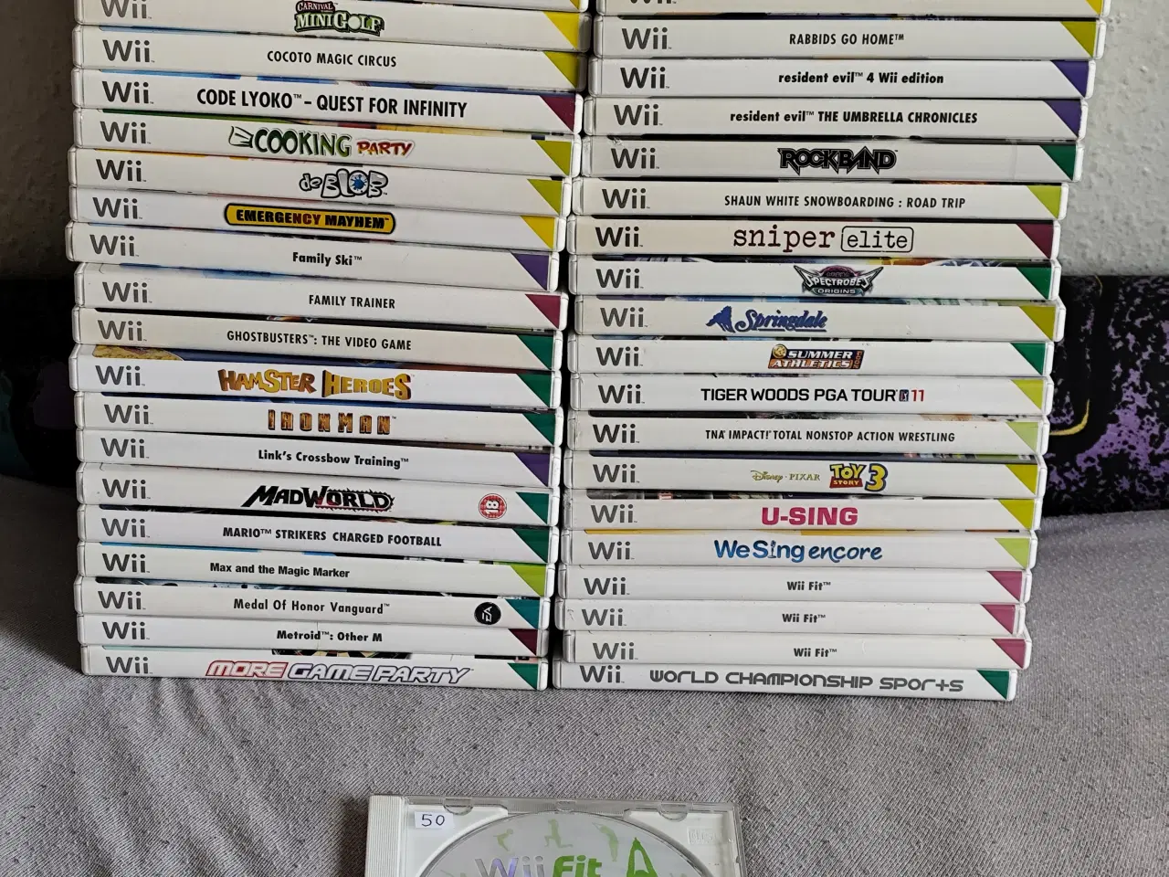 Billede 1 - Blandede Nintendo Wii Spil - (Se Beskrivelsen)