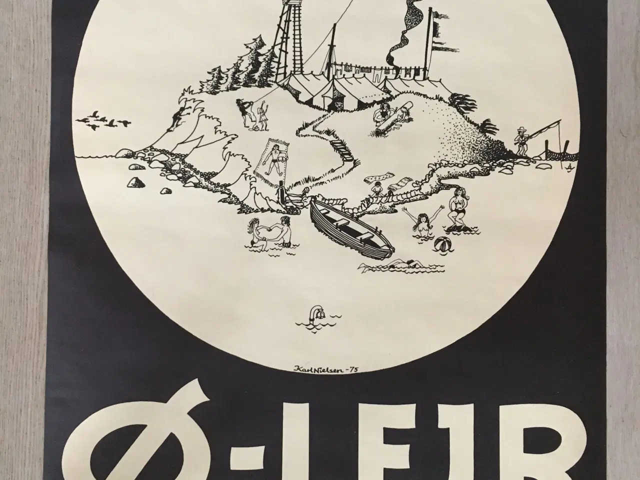 Billede 1 - Ø-lejr plakat 1976