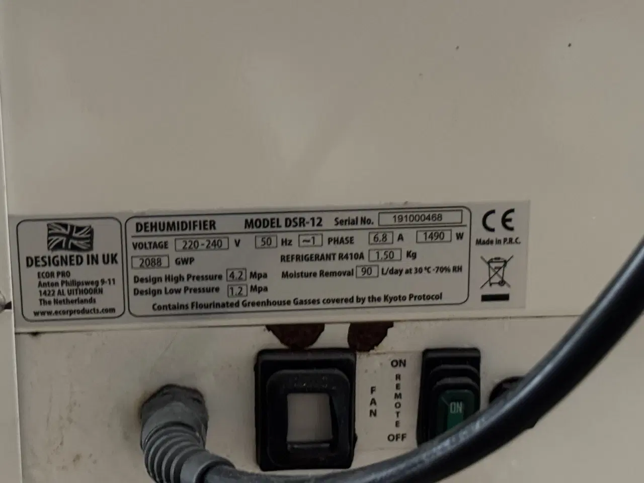 Billede 3 - Indutri Affugter - DSR12 - 75L 