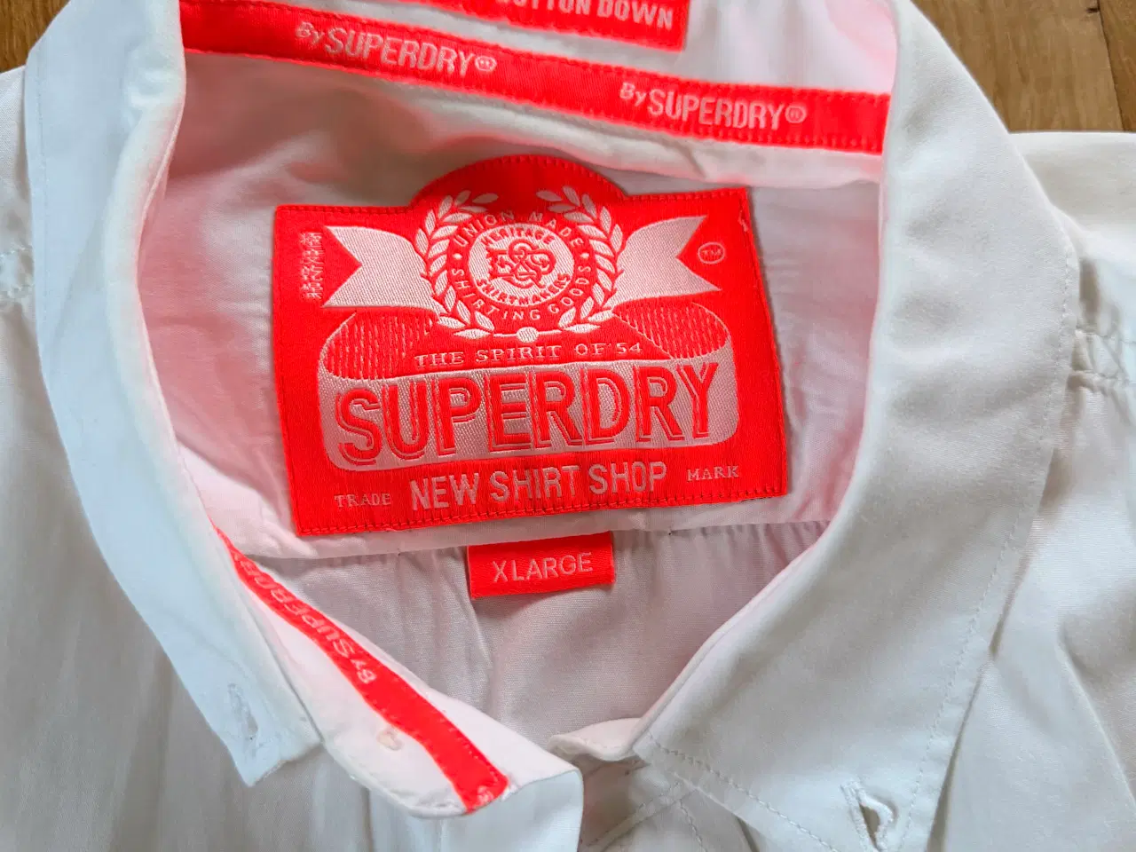 Billede 3 - Superdry skjorte herre XL hvid bomuld