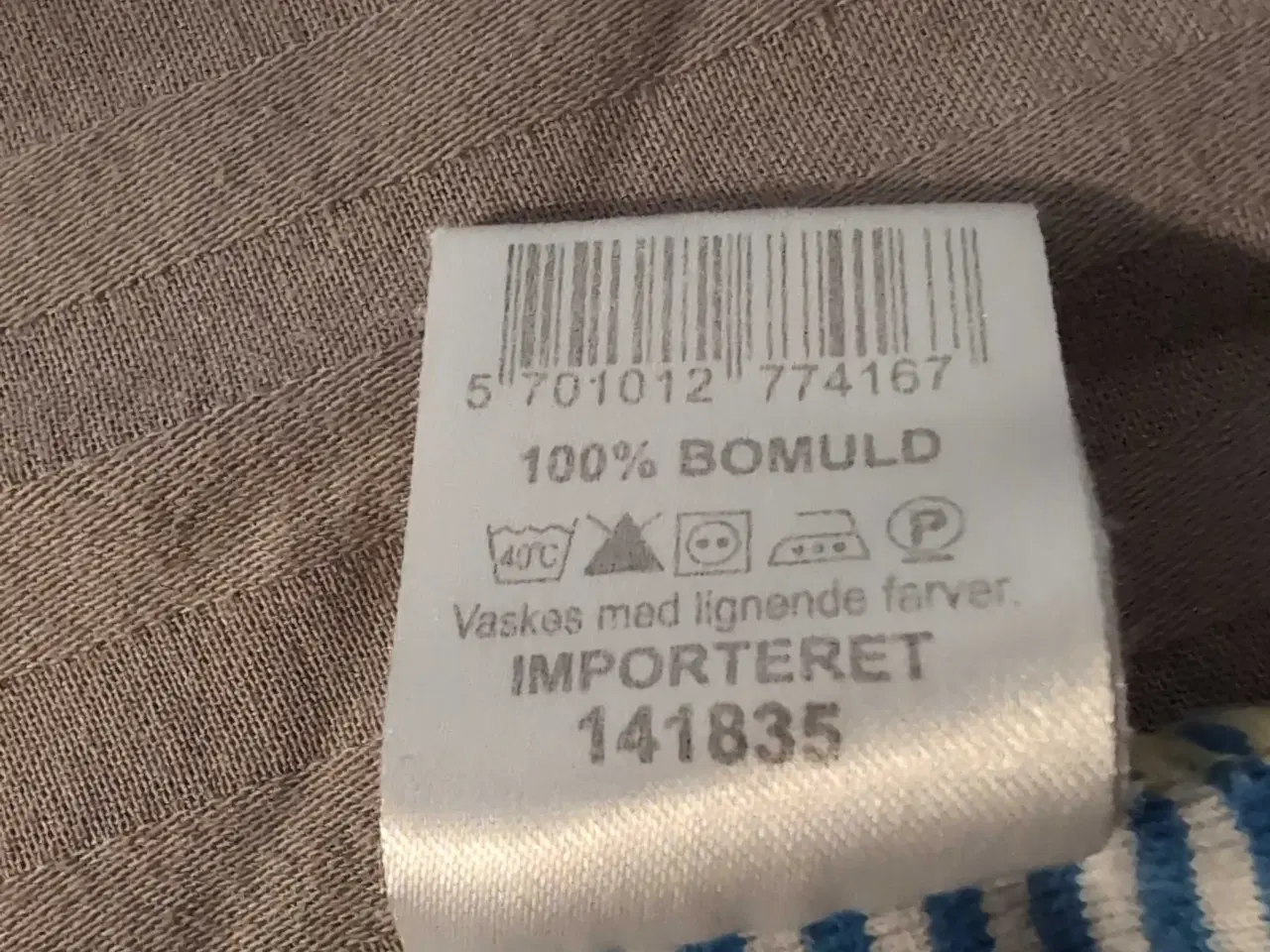 Billede 4 - Entry blå/hvid top, størrelse 86/92