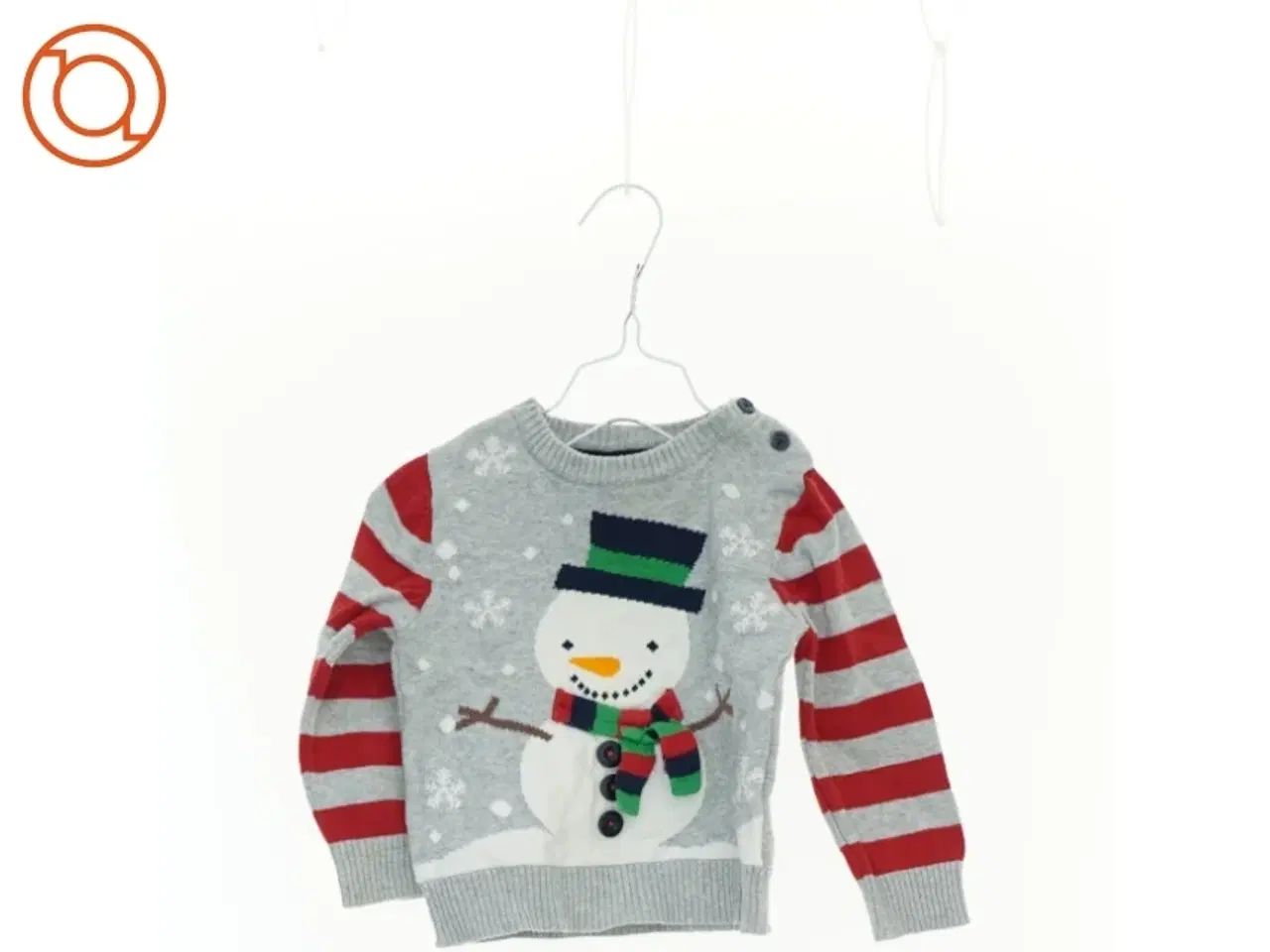 Billede 1 - Sweatshirt med snemand (str. 74 cm)