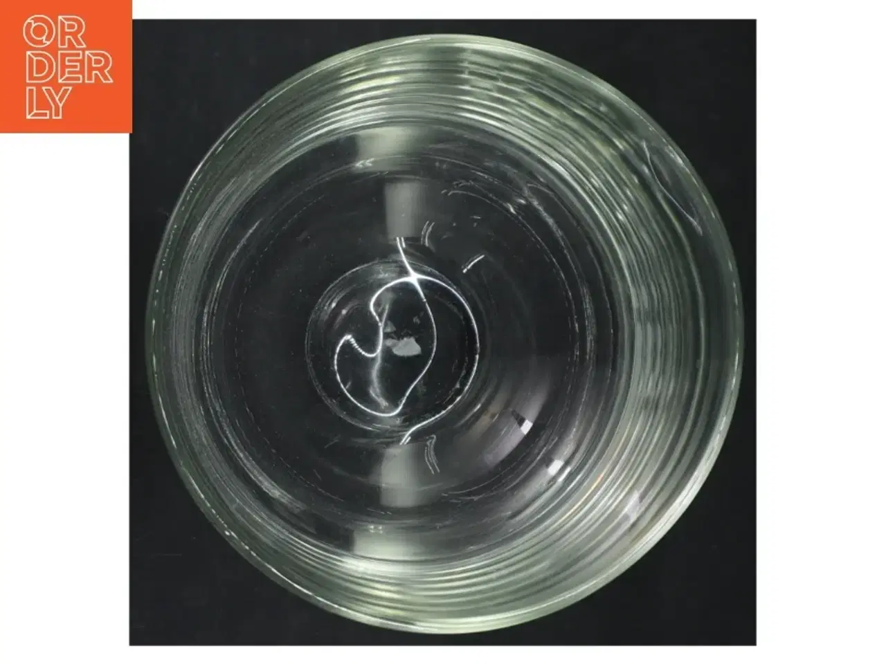Billede 2 - Glasvase (str. H. 16,5 cm. ø. 14,5 cm)