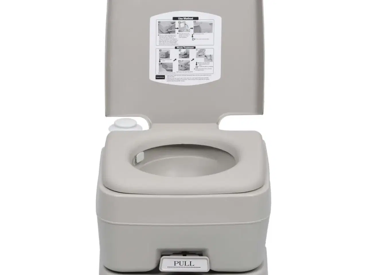Billede 6 - Transportabelt campingtoilet 10+10 l grå