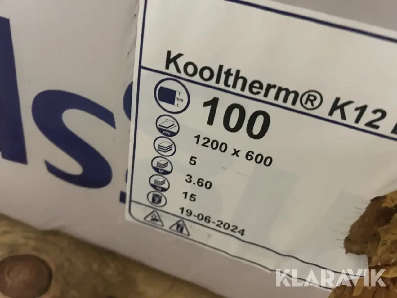 Billede 5 - Isolering Kingspan Kooltherm K12 3,6m2 1 pakke