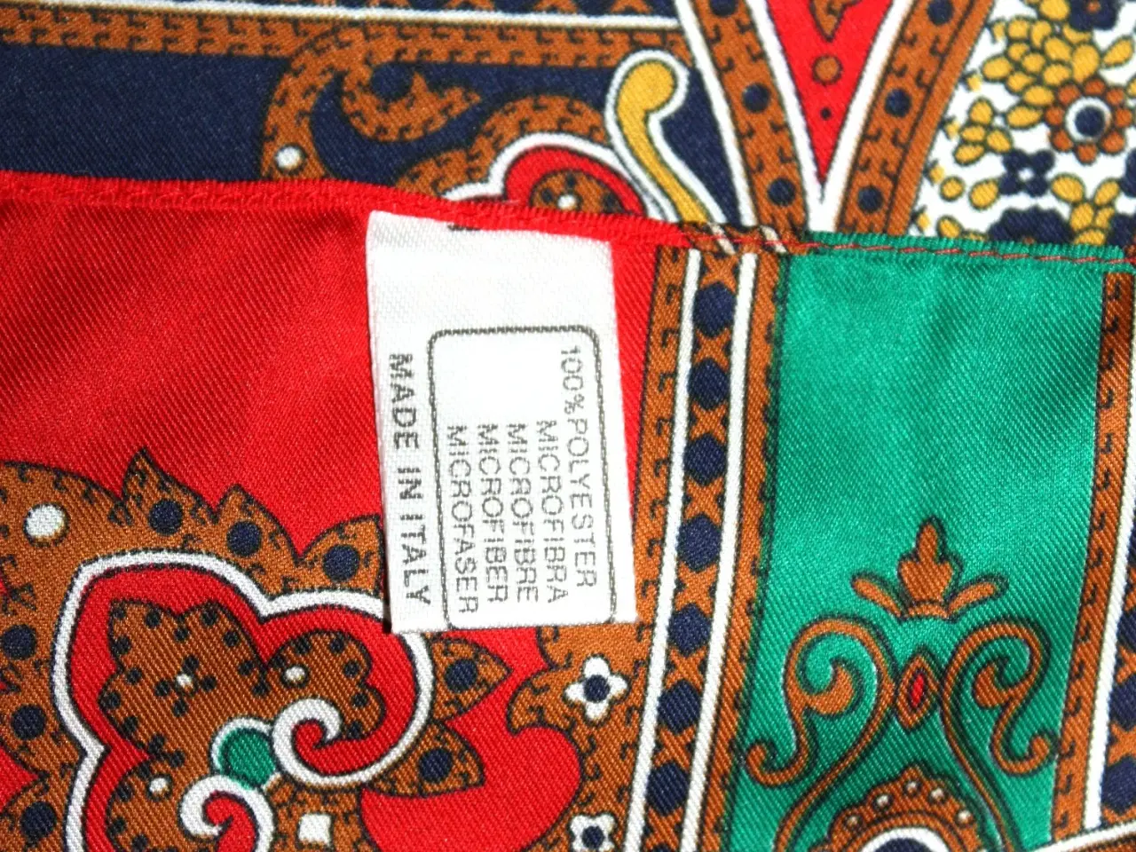 Billede 5 - Vintage tørklæde made in Italy 85 cm x 85 cm
