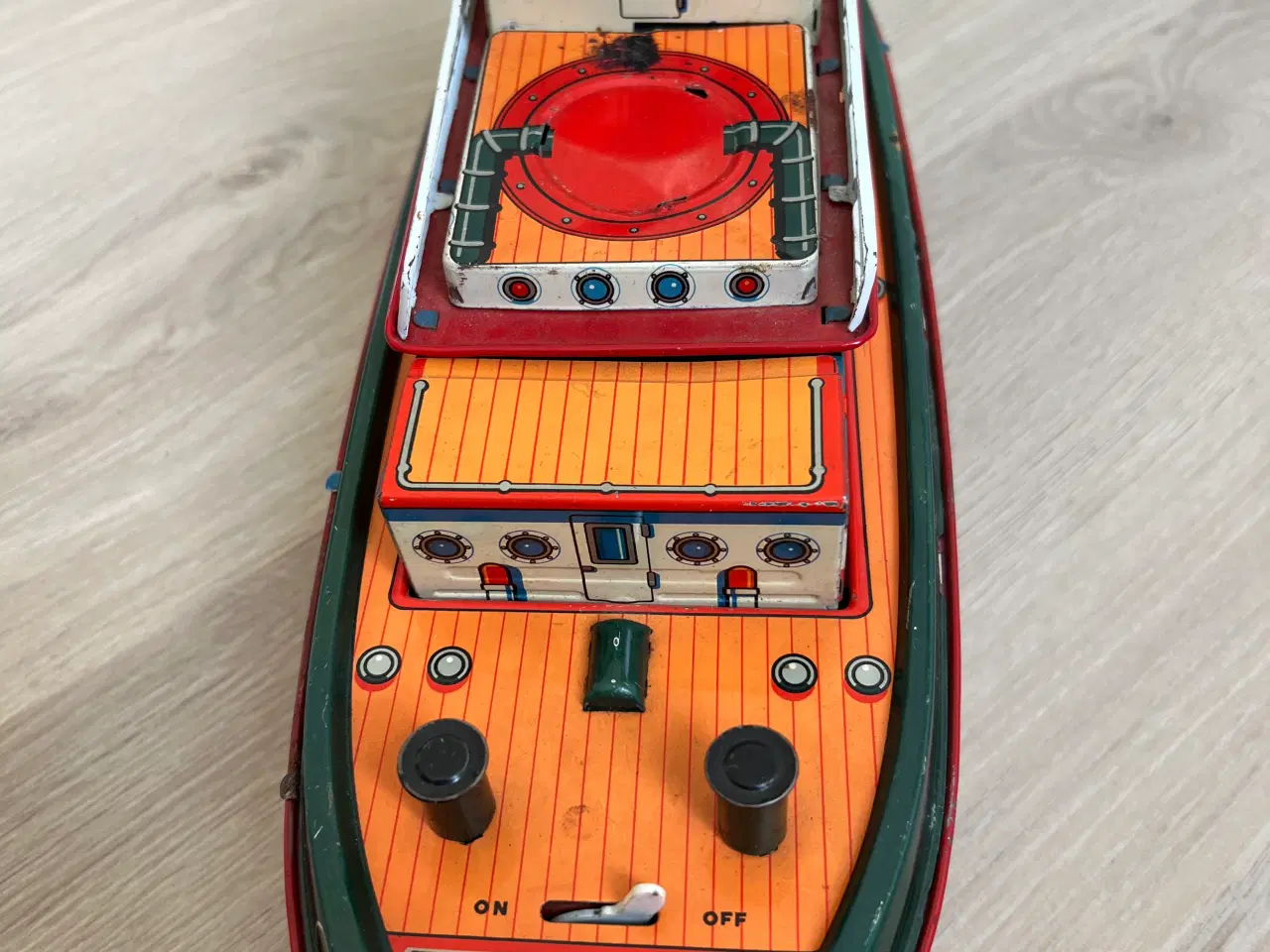 Billede 3 - Neptune" blik-slæbebåd fra Modern Toys, lavet i Ja