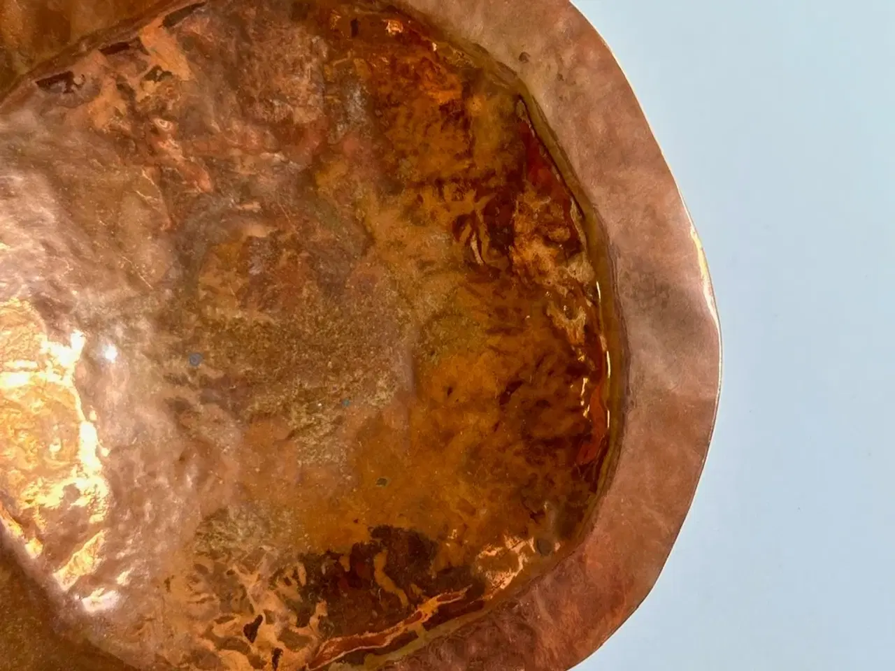 Billede 2 - Kobberskål, banket