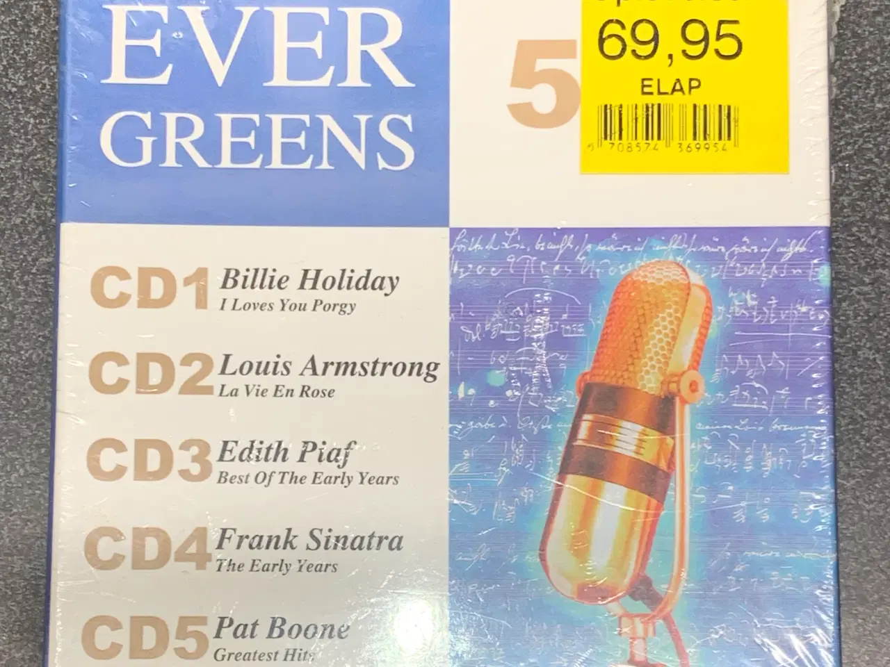 Billede 1 - CD - Ever Greens 5 stk i boks