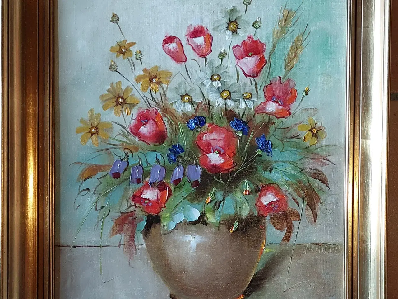 Billede 1 - HARRIET HANSEN ( 1920-1987 ) oliemaleri