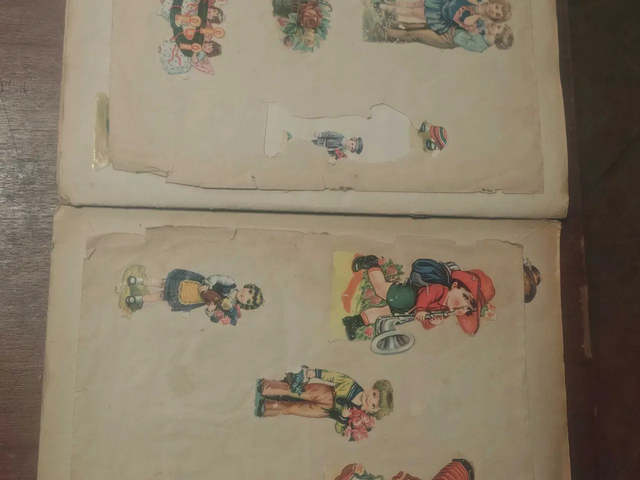 Billede 5 - Gammel bog med mange glansbilleder 