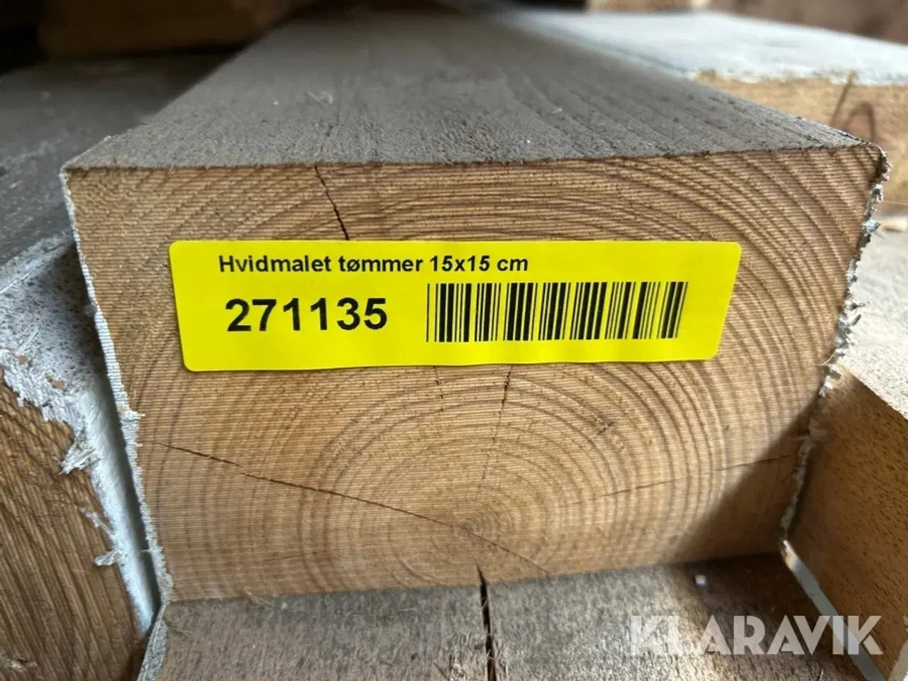 Billede 6 - Hvidmalet tømmer 30 styk
