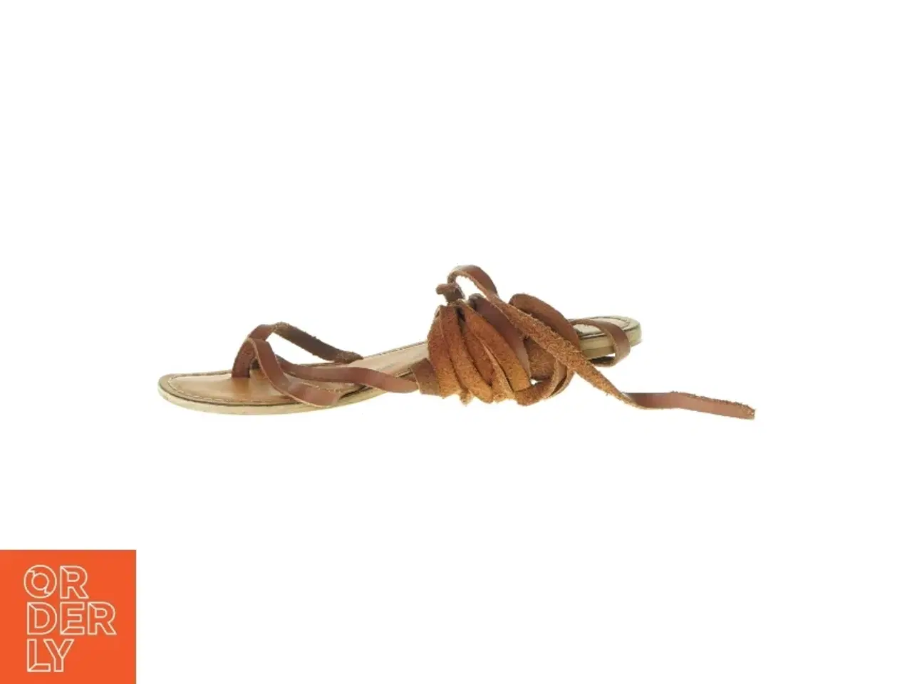 Billede 1 - Sandaler med lang snøre (str. ca. 36,5)