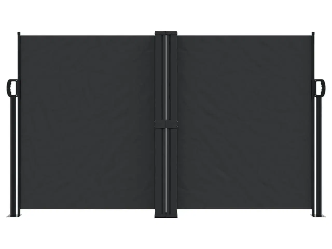 Billede 3 - Sidemarkise 140x1200 cm sammenrullelig sort