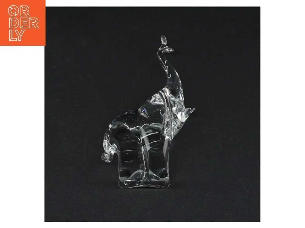 Billede 3 - Glaselefant (str. 10 x 6,5 x 3,5 cm)