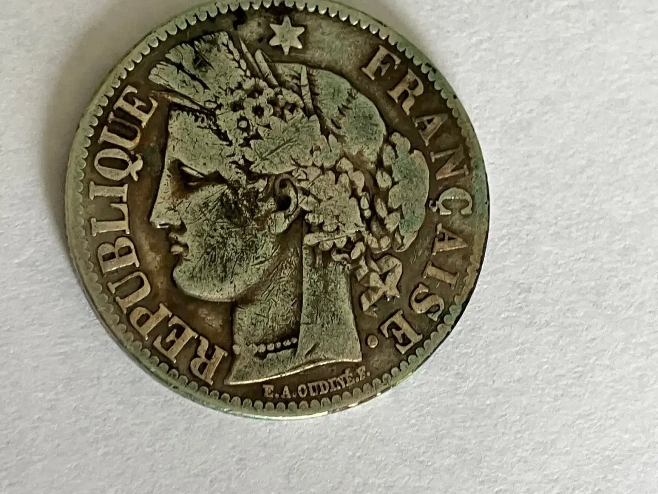 Billede 2 - 2 Francs France 1871 A