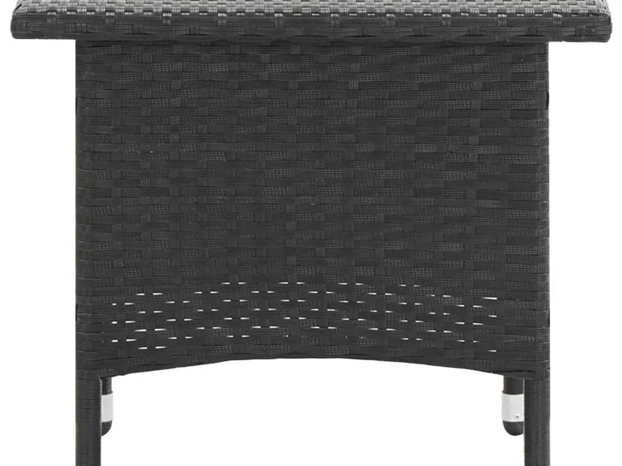 Billede 2 - Tebord 50 x 50 x 47 cm polyrattan sort
