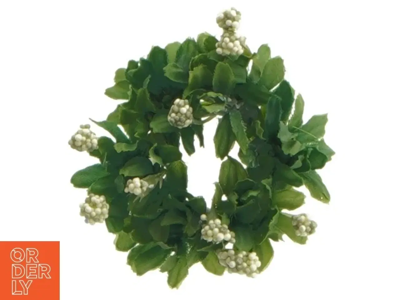 Billede 6 - Miniature grønne kranse (str. Ø 3 cm. 2 styk)