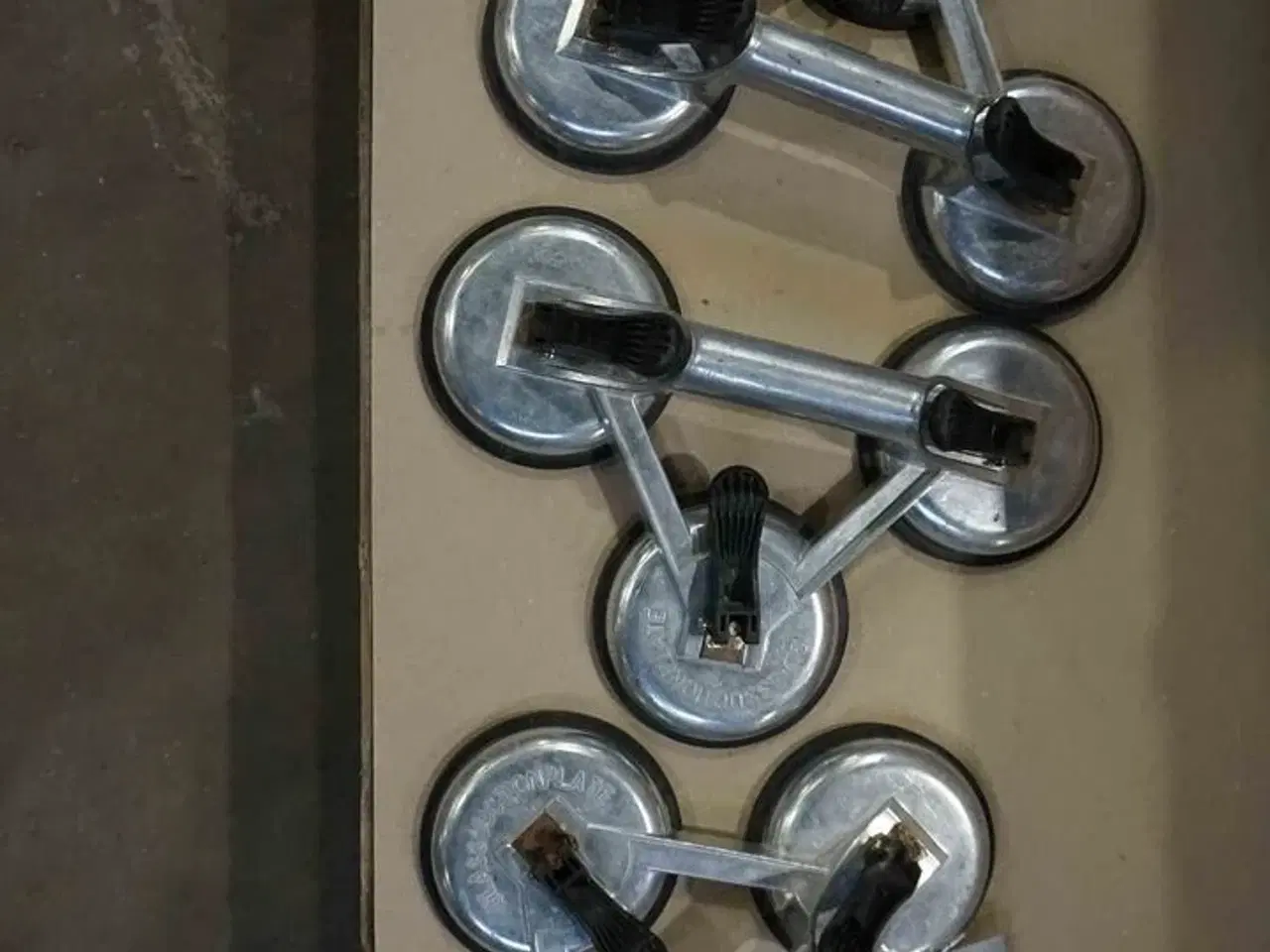 Billede 2 - 3 stk Glasløfter 3-sugekopper