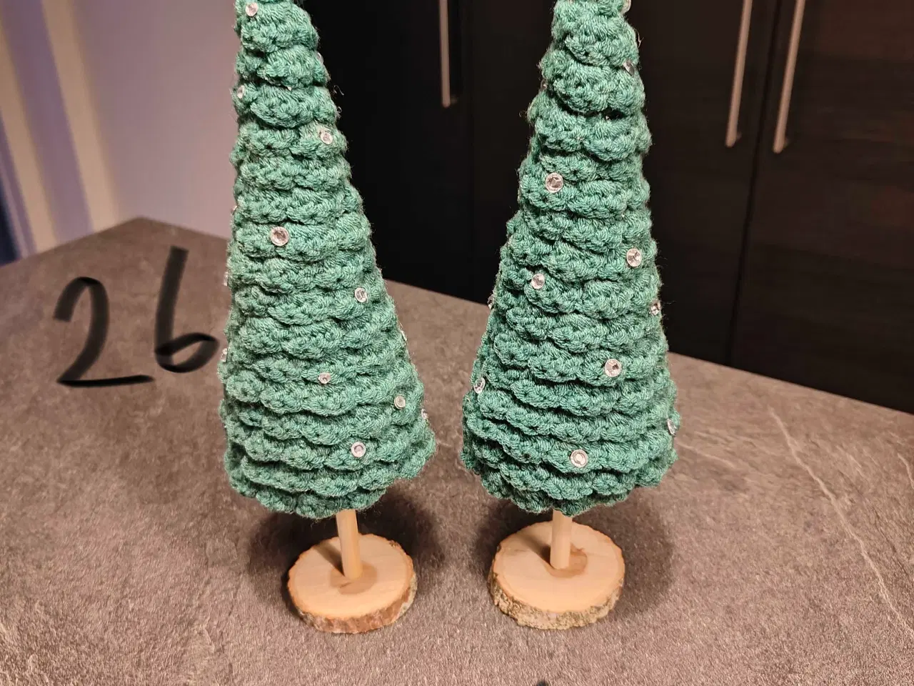Billede 10 - Juletræer,hæklede i forskellig størrelse og farver