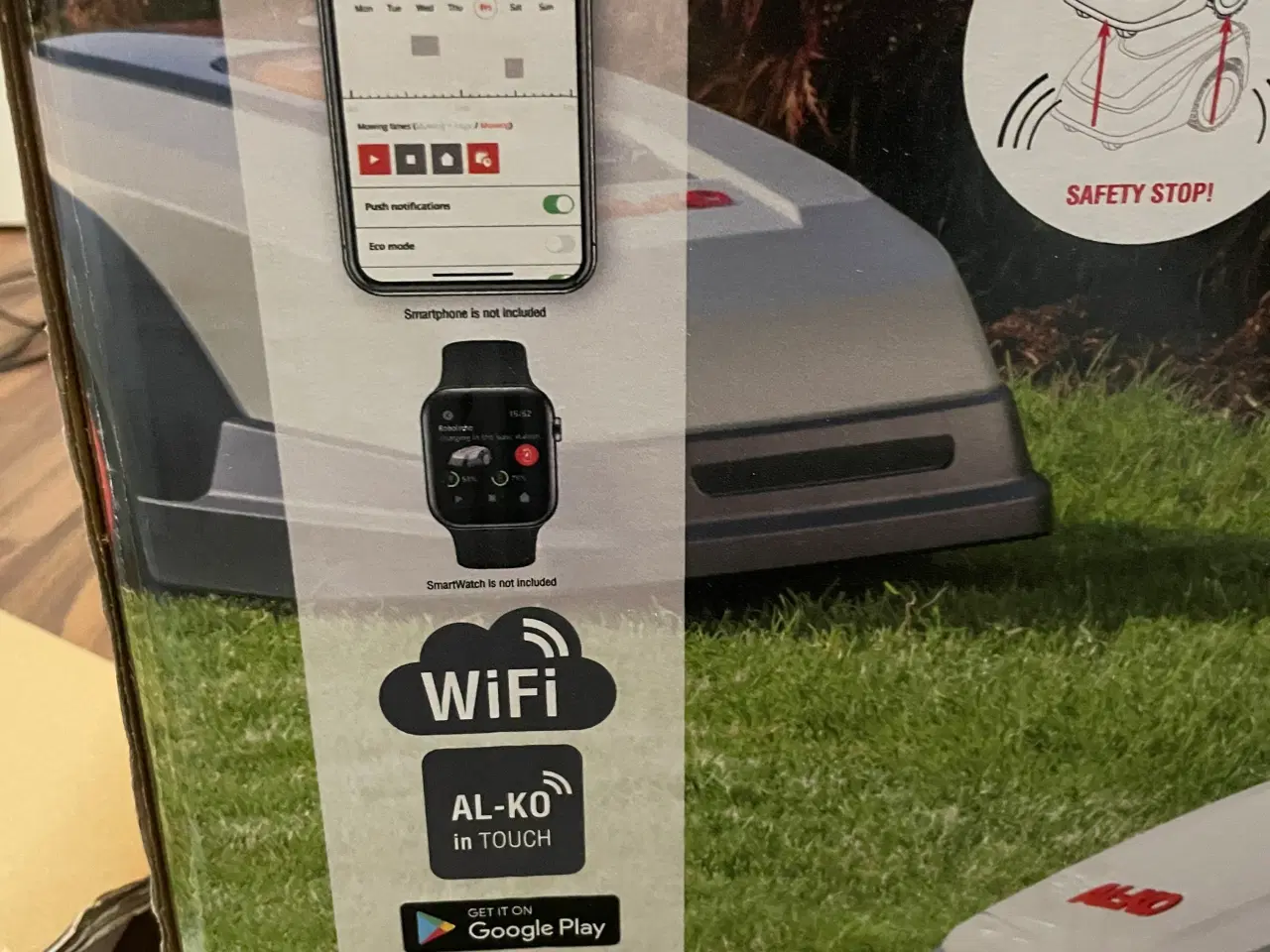 Billede 3 - AL-KO Robolinho Robotplæneklipper 500 m² med garag