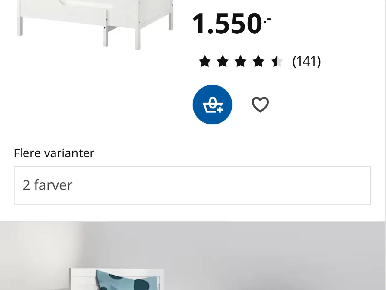 Billede 4 - Sundvik Ikea udtræks seng 80x200