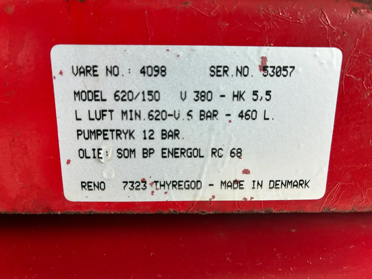 Billede 4 - Reno kompressor - 150 liter