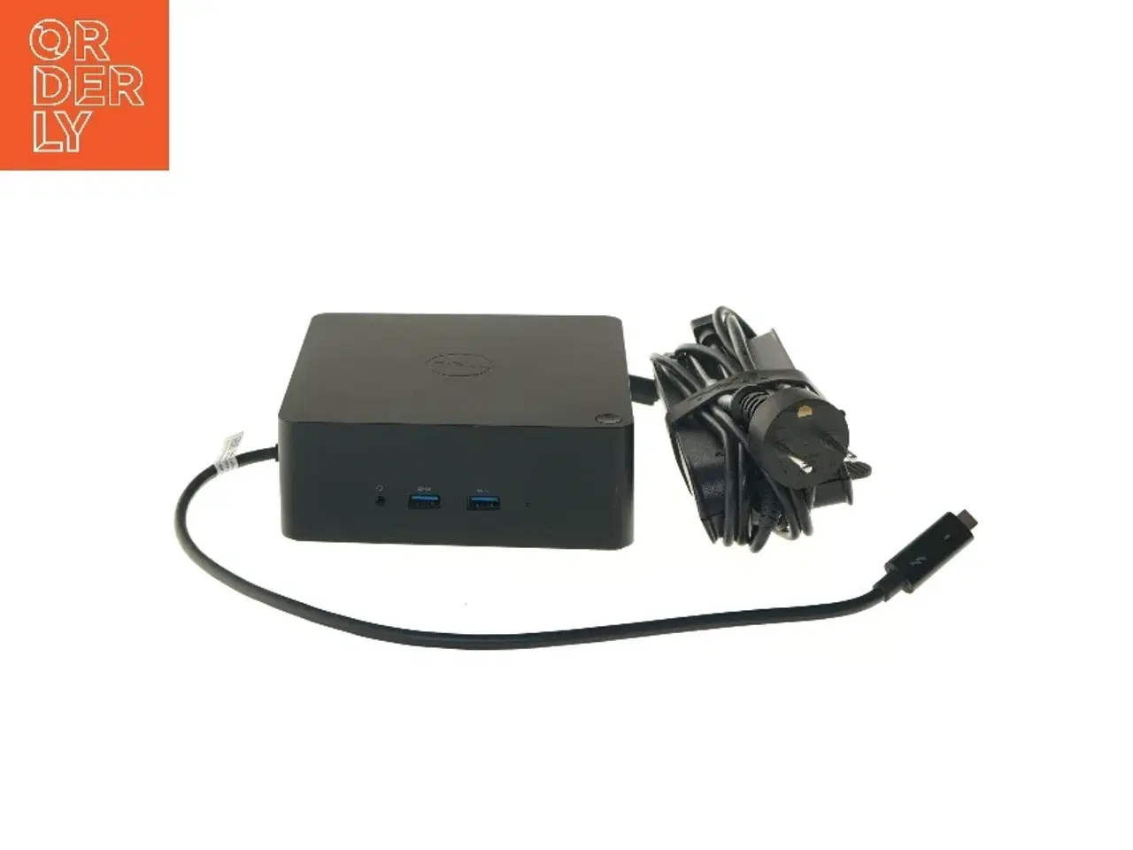 Billede 3 - Dell docking station med kabler fra Dell (str. 14,5x14,5 cm)
