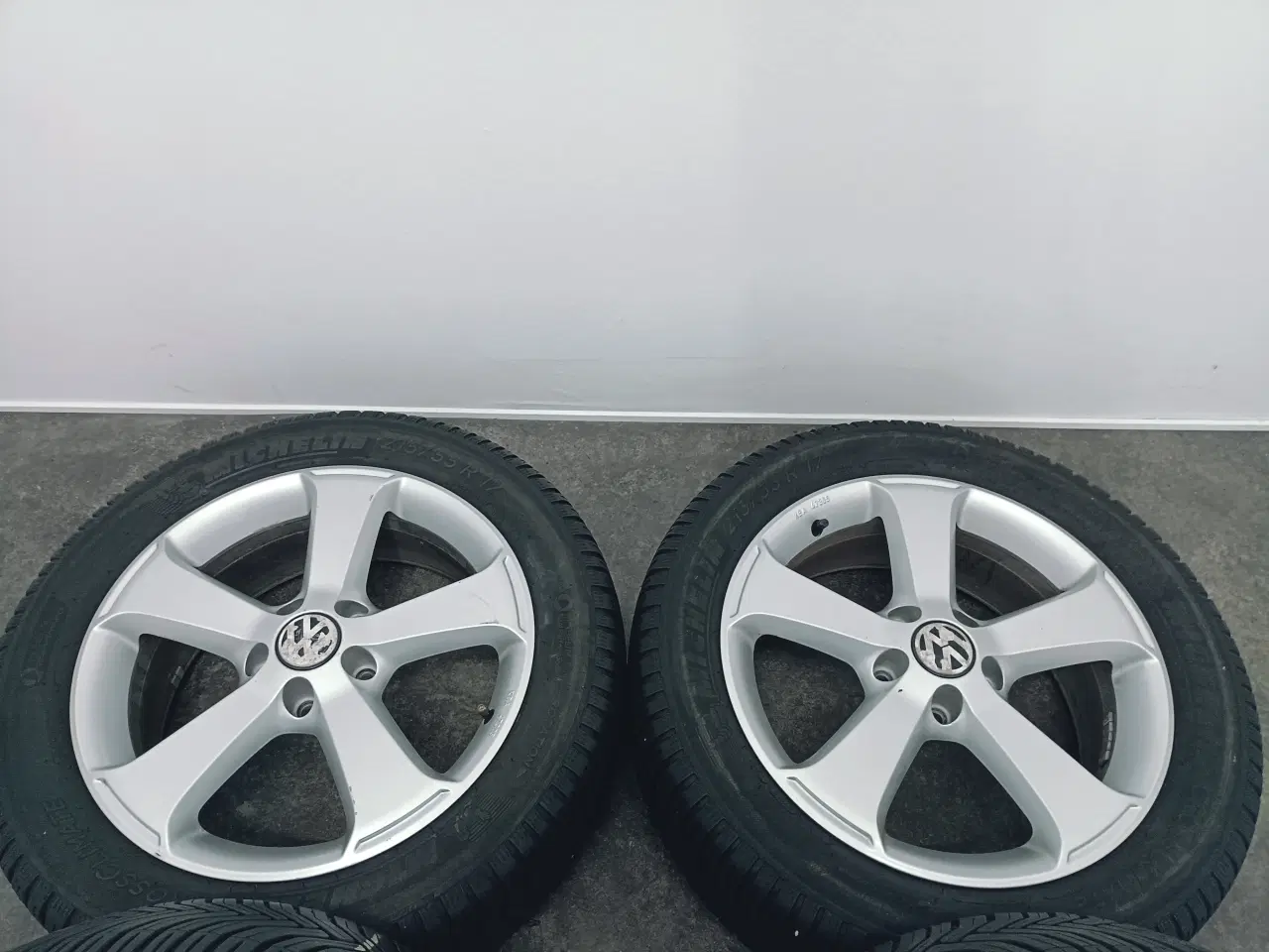 Billede 4 - 5x112 17" ET39 nav 57,1ø VW helårssæt