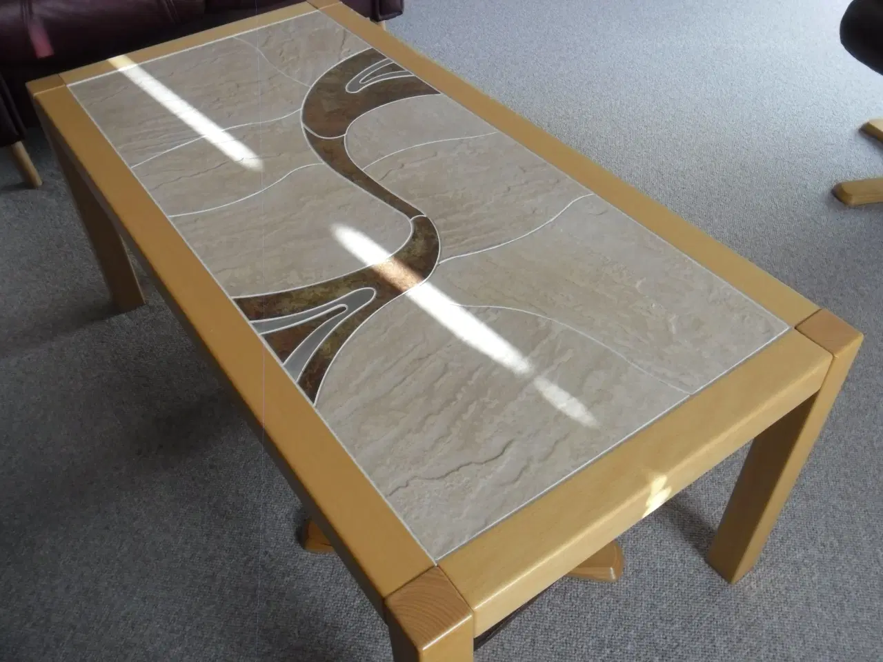 Billede 1 - Sofabord med kakler