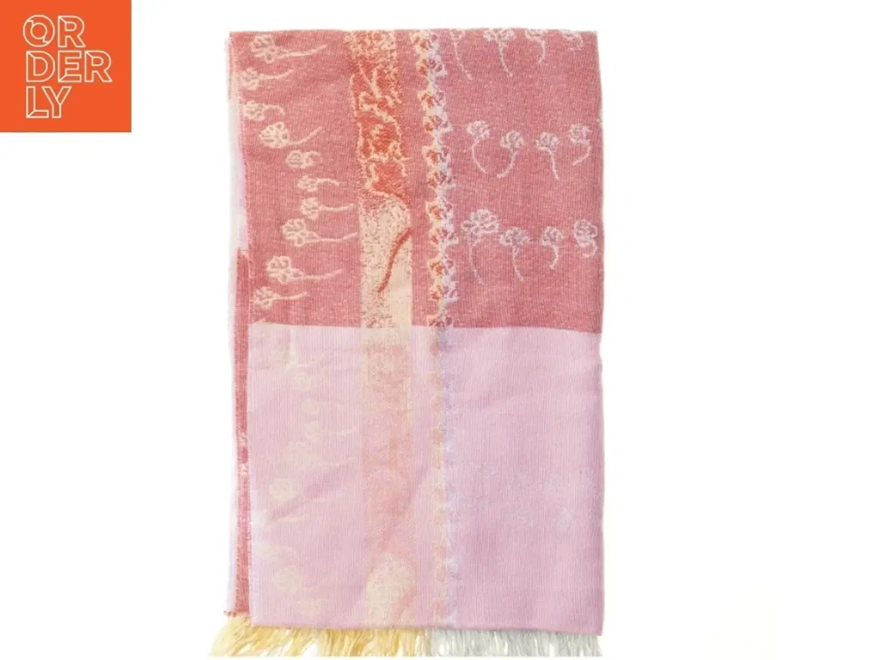 Billede 3 - Tørklæde med mønster (str. 60x194 cm)