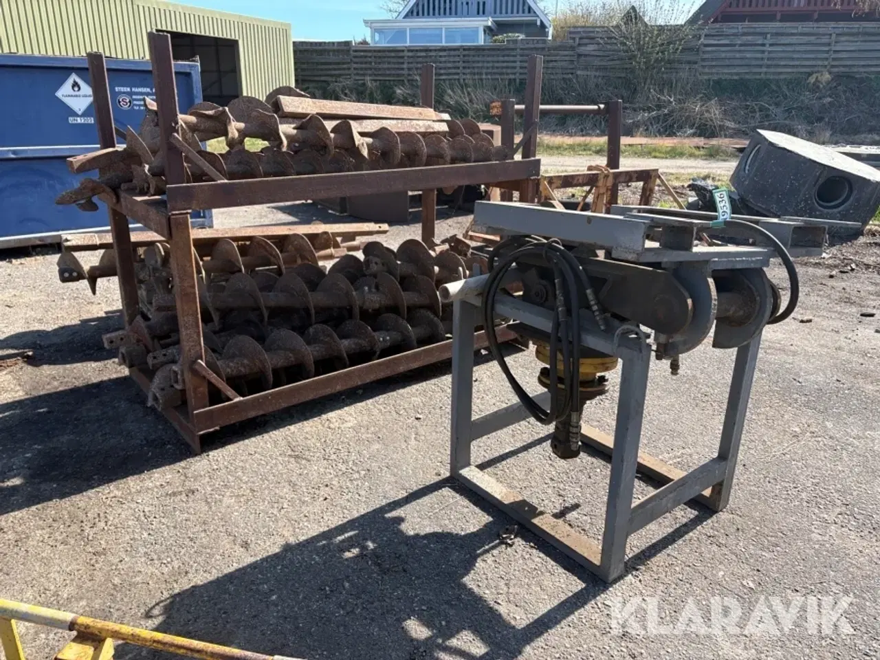 Billede 2 - Hydraulisk borehoved med bor PH - Poclain hydraulics