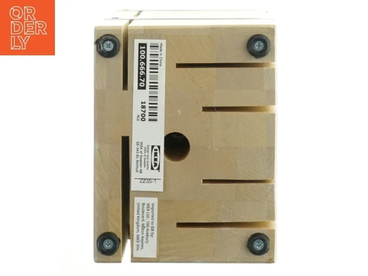 Billede 2 - Knivblok fra IKEA (str. 27x13x10 cm)