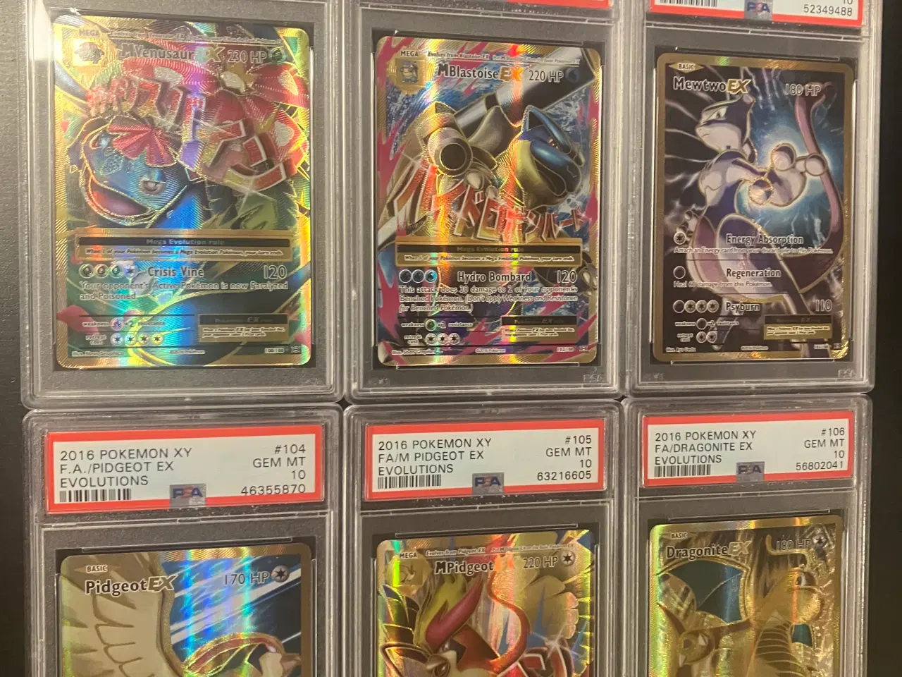 Billede 1 - Pokemon X&Y Evolutions full arts PSA 10