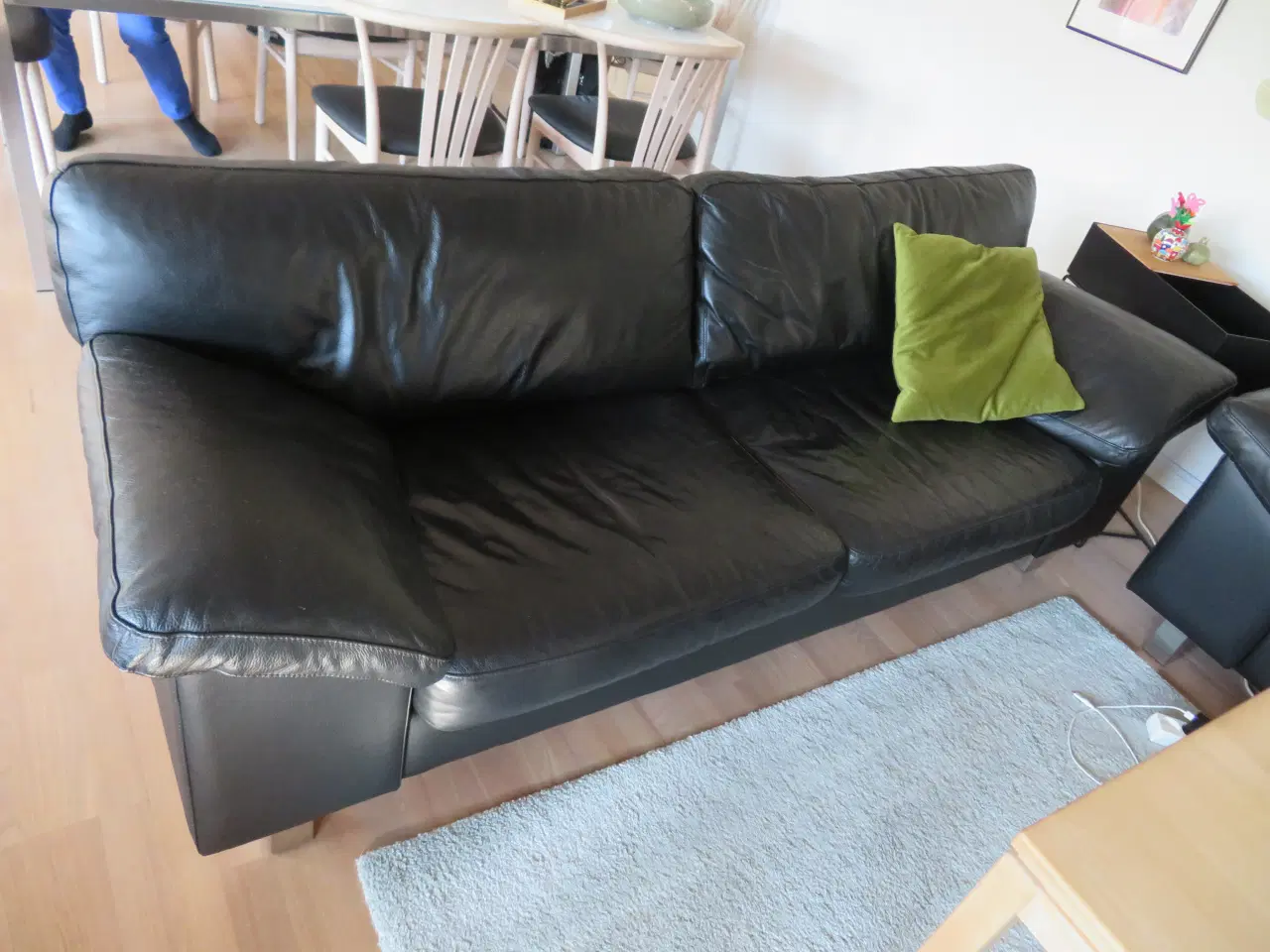 Billede 2 - Sofagruppe, læder, Skalma, Lædersofaer, 3 + 2½