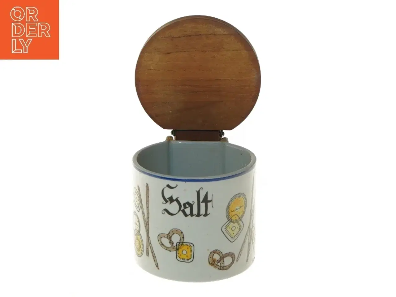 Billede 6 - Vintage saltbeholder (str. 10,5x10,5 cm)