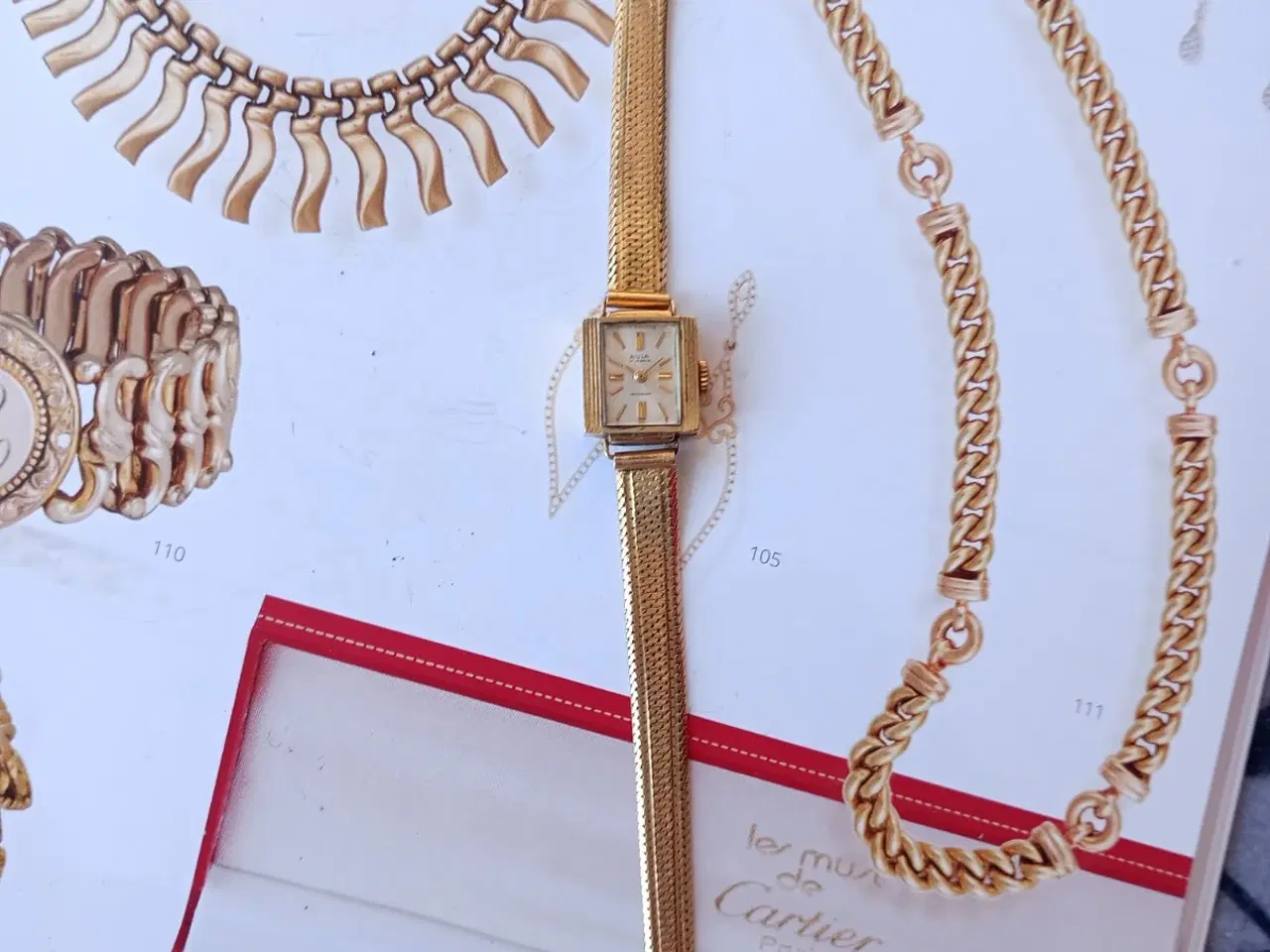 Billede 2 - Gyldent schweizisk ur AVIA 18 karat guld