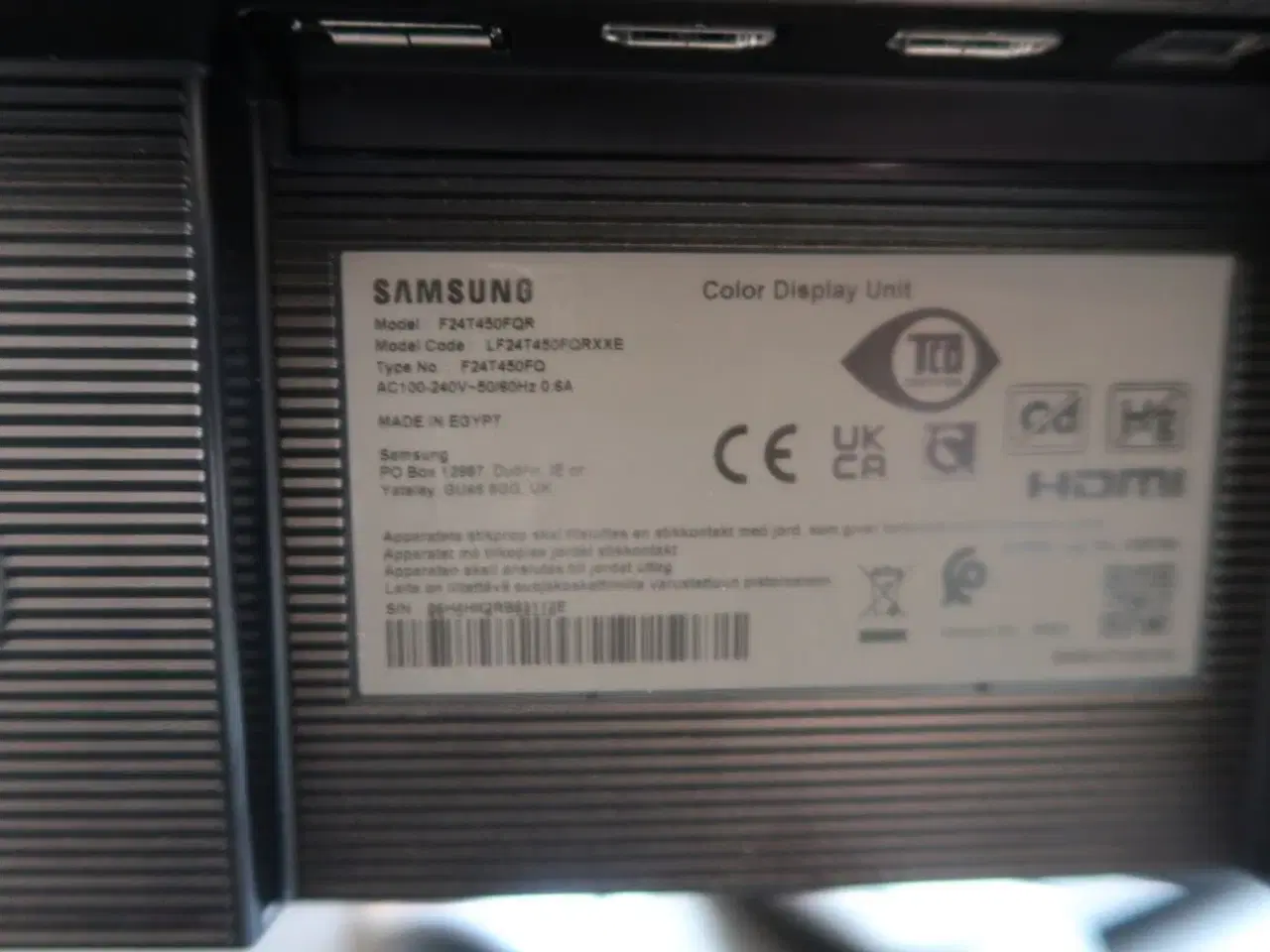 Billede 6 - 2 stk. computerskærme SAMSUNG F24T450FQR, dockingstation DELL, tastatur, mus