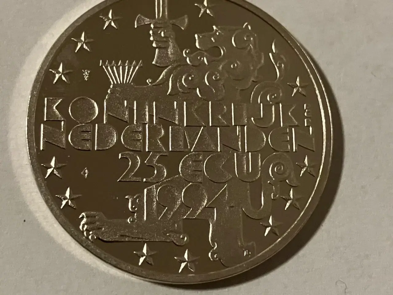 Billede 2 - 25 ECU - Beatrix 85th Birthday of Queen Mother - Silver - Netherlands