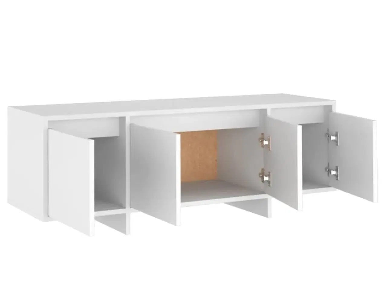 Billede 8 - Tv-bord 120x30x40,5 cm spånplade hvid