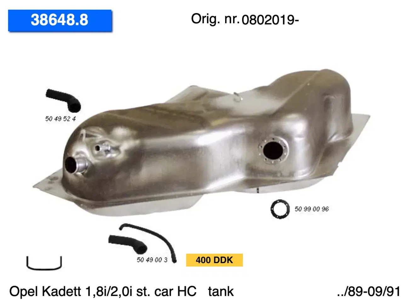 Billede 14 - Nye Opel Kadett st. car tanke