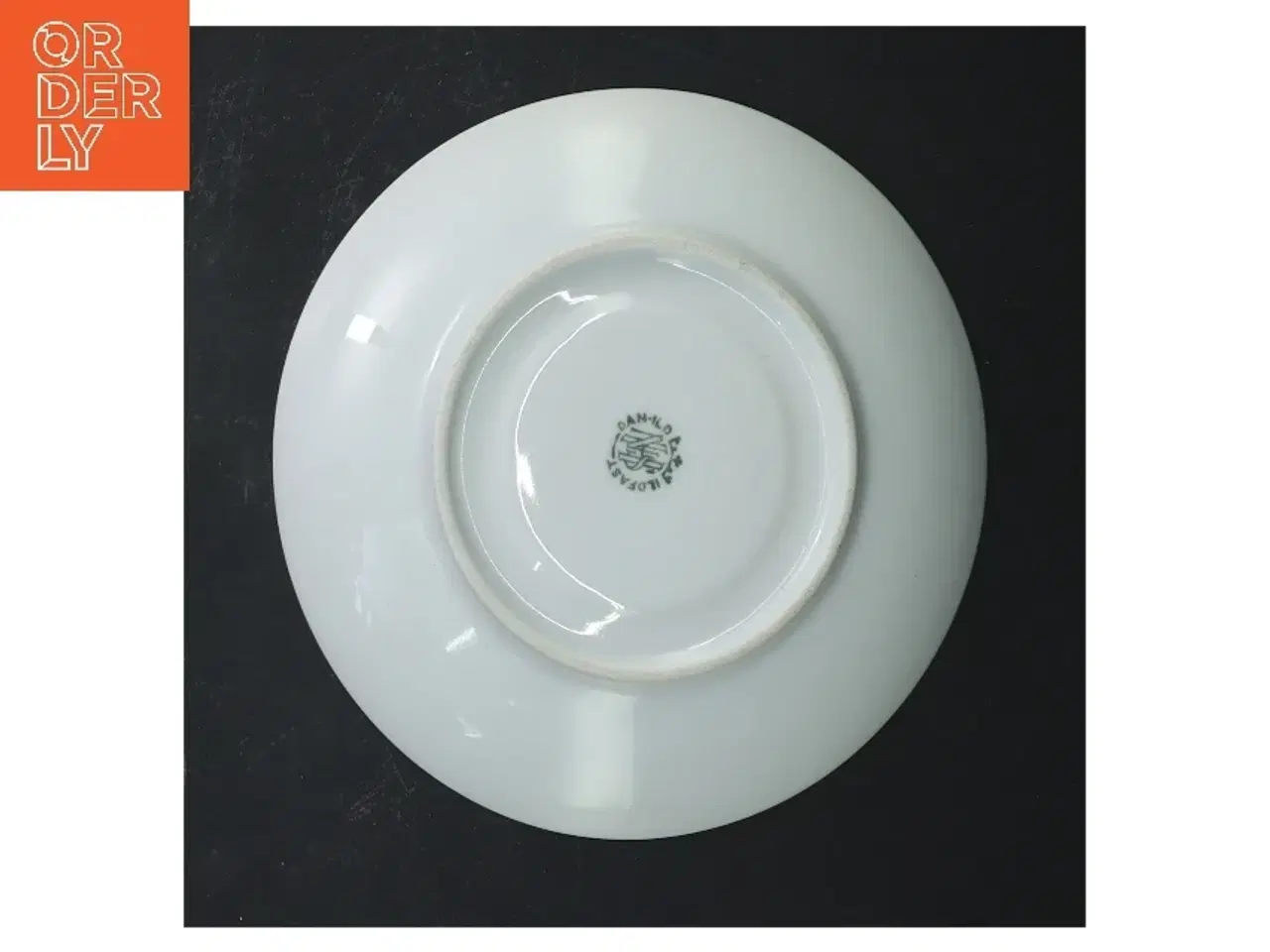 Billede 3 - Blå Dråbe fra Lyngby porcelæ, med mønster (str. Ø 18 cm)