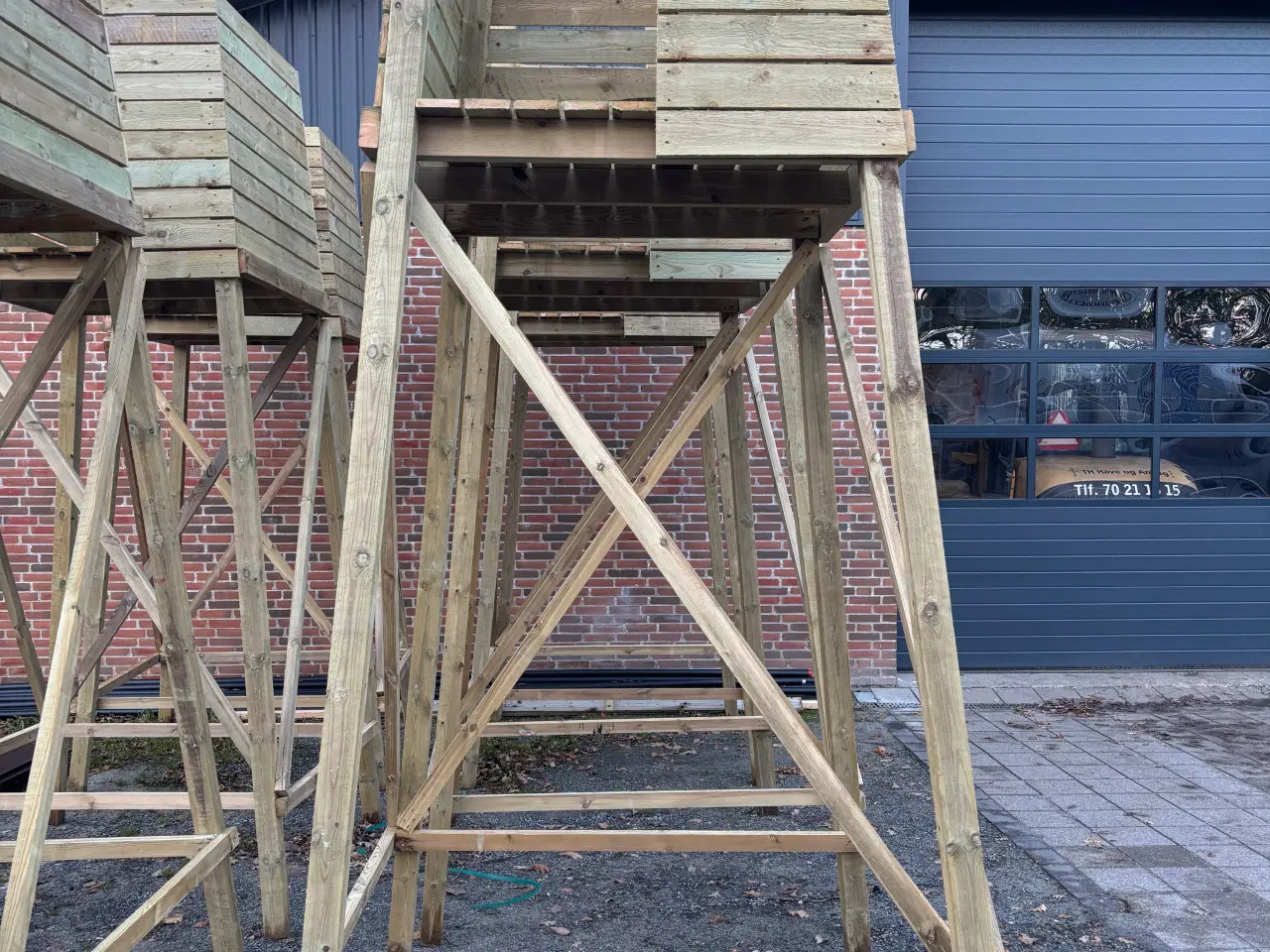 Billede 1 - Jagttårn/Hochsitz i trykimprægneret træ