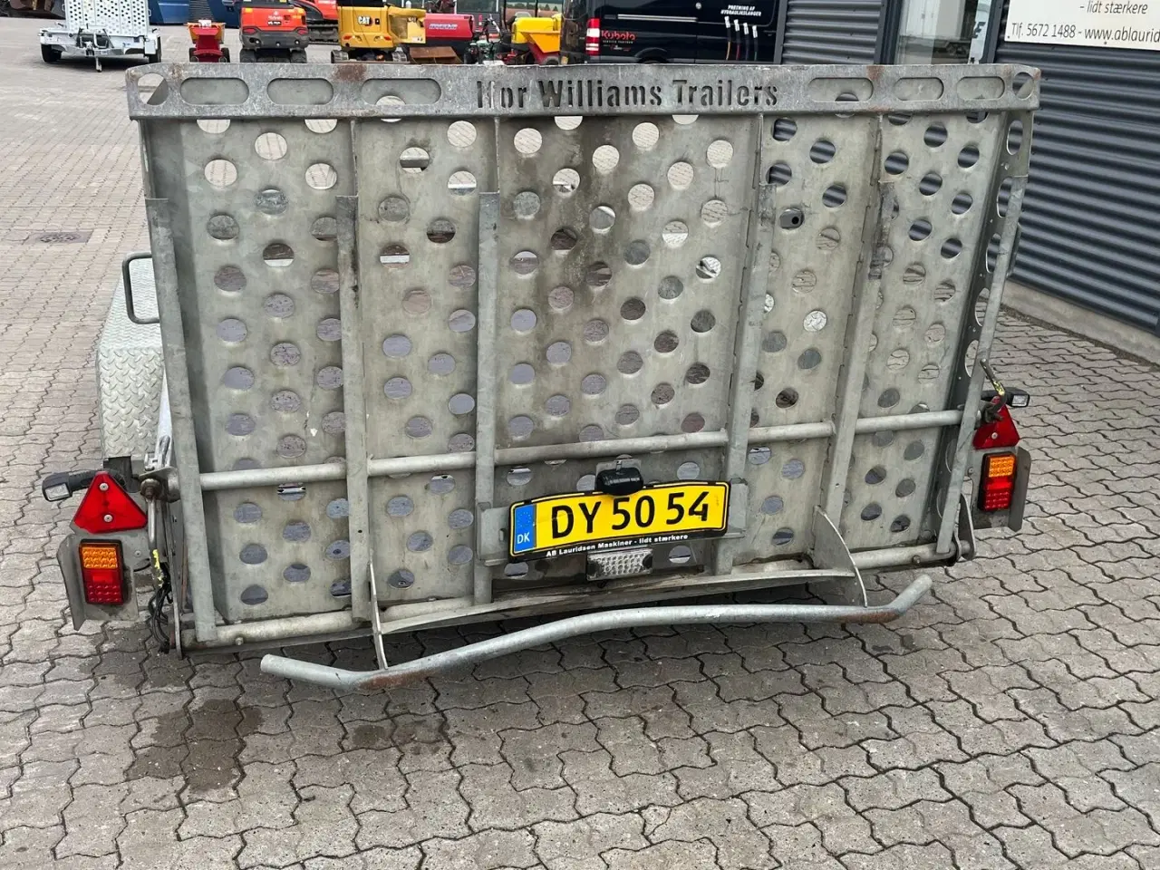 Billede 3 - Ifor Williams GH 126 3500kg maskintrailer  skal ikke synes