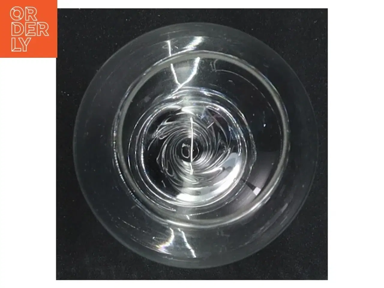 Billede 3 - Gennemsigtige glas med snoet stilk (str. 10 cm)