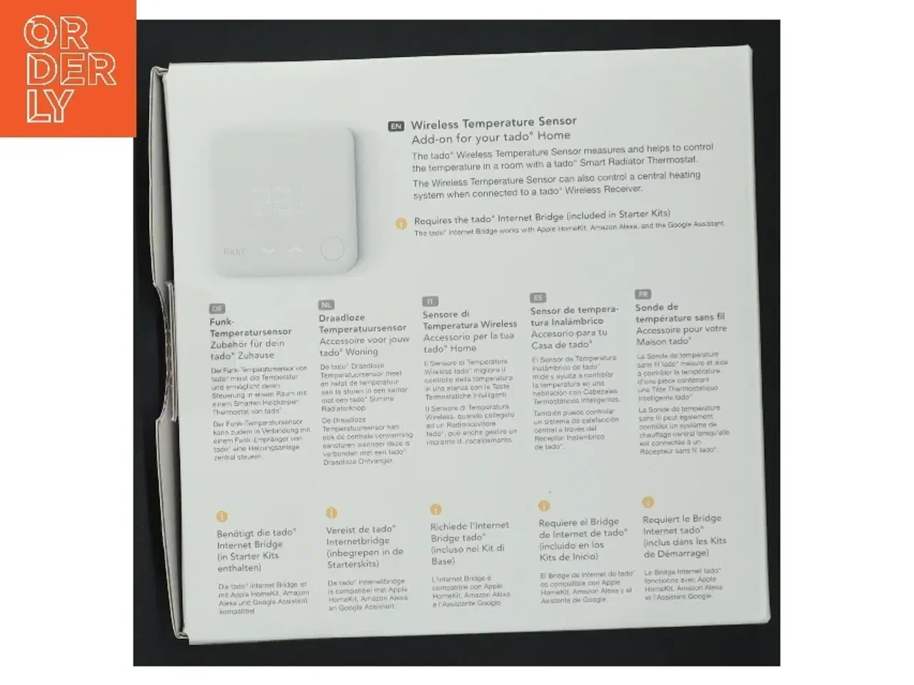 Billede 5 - Trådløs temperatursensor fra Tado fra Tado (str. 11x11 cm)