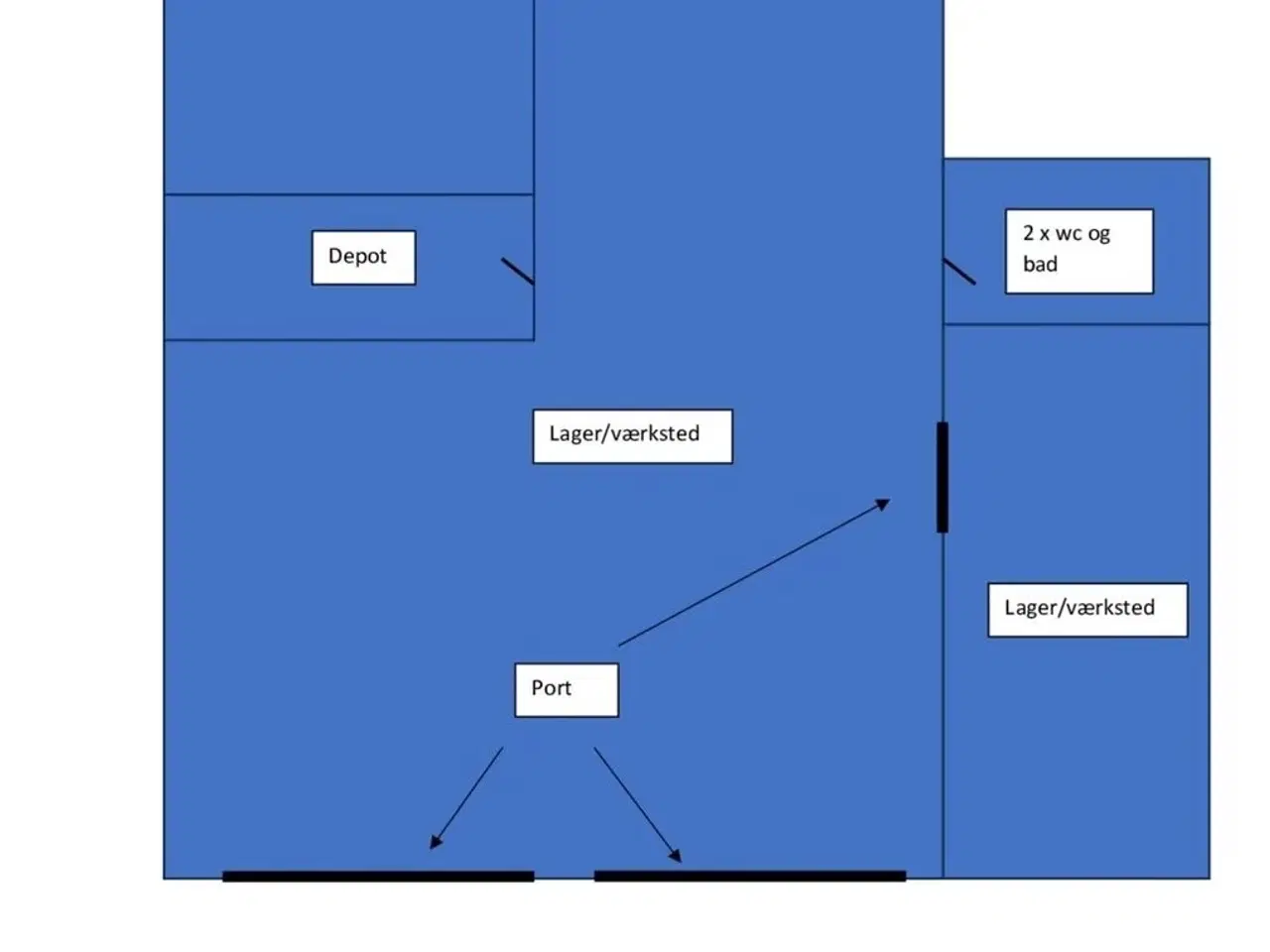 Billede 16 - Erhvervslejemål med 2 gode elporte
